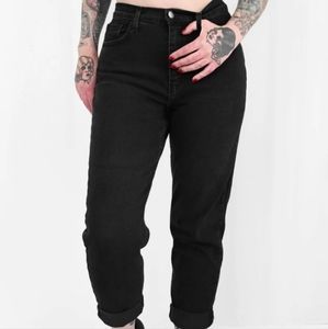 Foxblood Mom Jeans. Size 27.